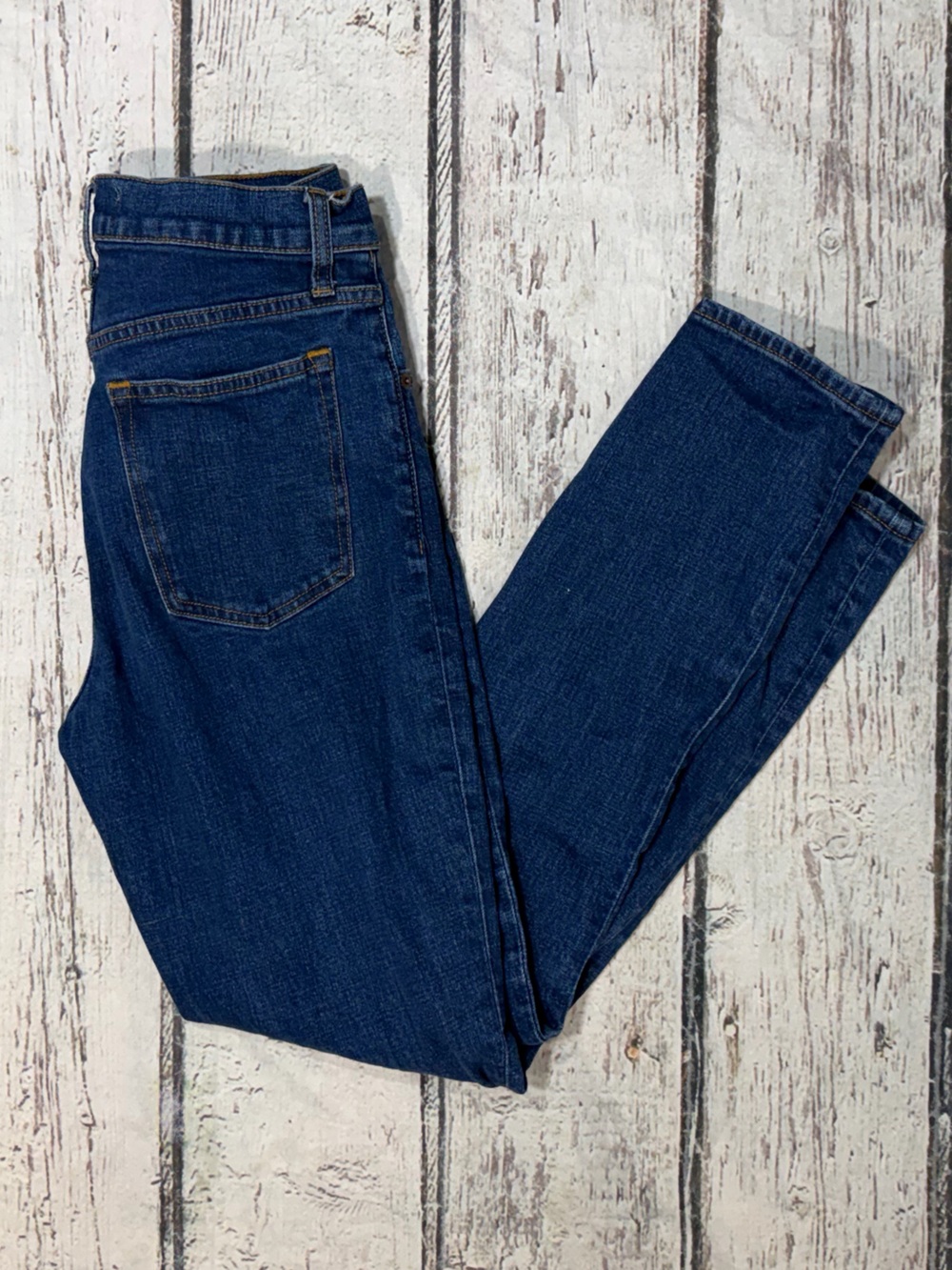 Abercrombie & Fitch The Skinny High Rise Blue Denim Jeans Women's